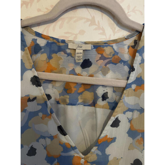 JOIE Floral Long Sleeve Tiered Midi Dress - Picture 4 of 9